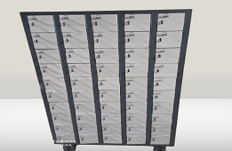 M.S Powder Coated Lockers