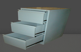 M.S Powder Coated Filing Cabinate