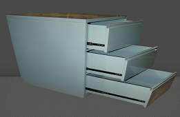 M.S Powder Coated Filing Cabinate