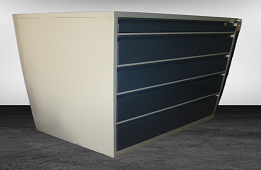 M.S Powder Coated Plan Cabinets